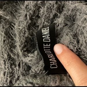 Charlotte Daniel fuzzy scarf